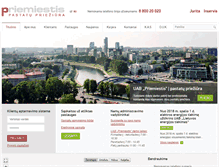 Tablet Screenshot of priemiestis.lt